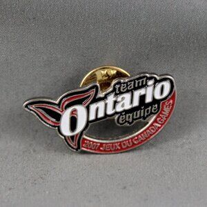 Juex Canada Winter Games Pin - 2007 Whitehorse Yukon - Team Ontario